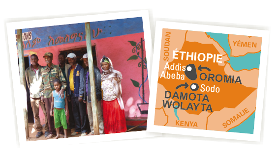 Ethiquable travaille avec une coopérative de petits producteurs pour son café d'Ethiopie
